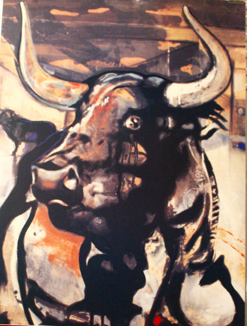 AFFICHE " FERIA DEL TORO PAMPLONA 2001 " Décoration