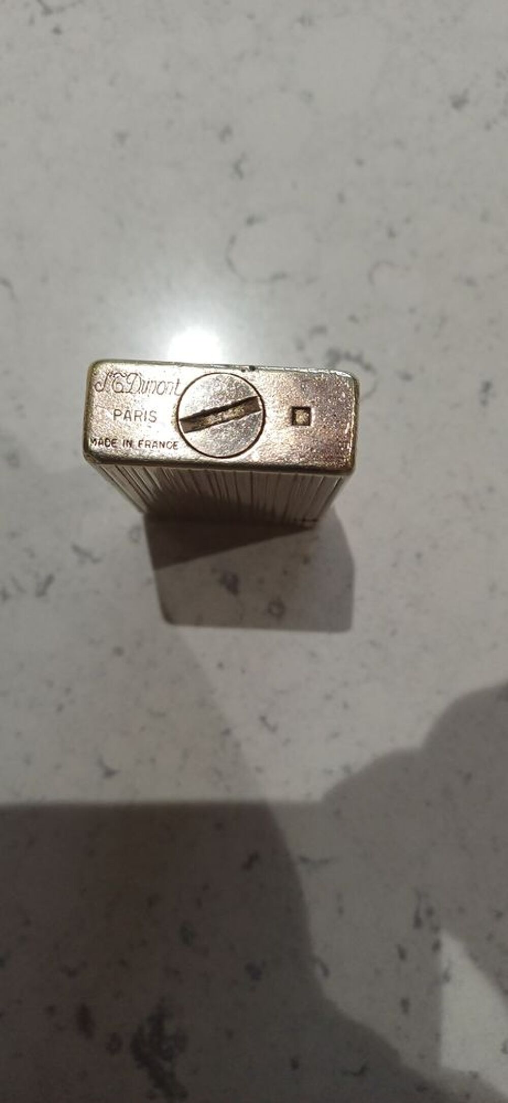 briquet DUPONT PARIS plaque OR Bijoux et montres