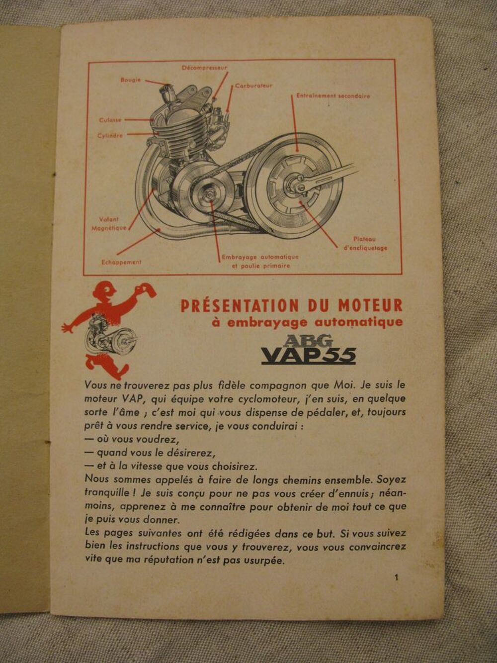 motocyclette Talbot 1950 