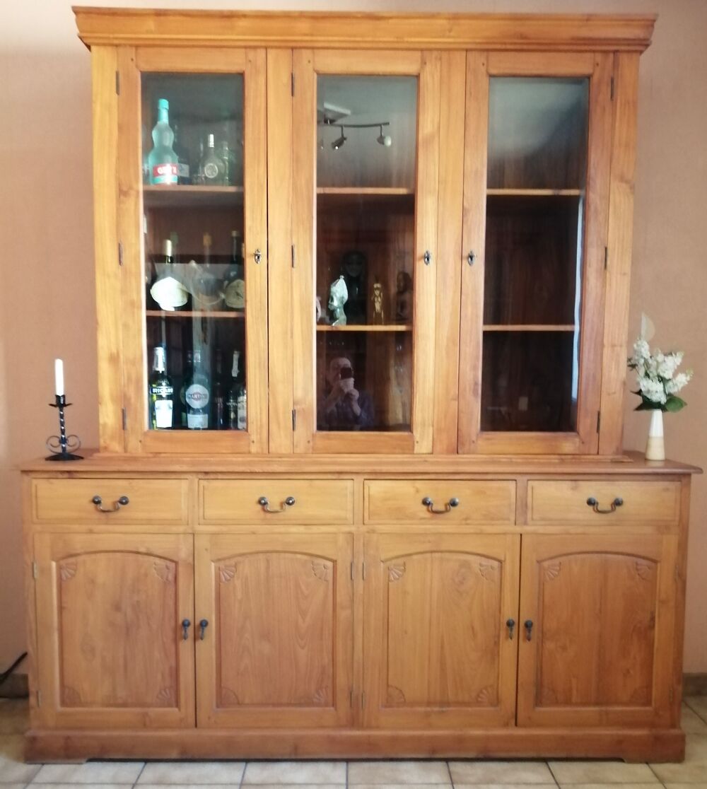 enfilade + vitrine teck Meubles