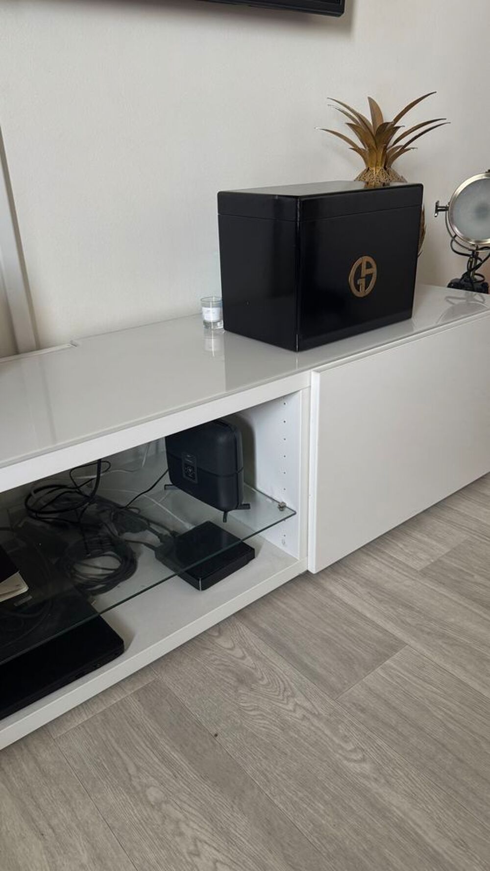 Meuble TV IKEA Besta blanc - excellent &eacute;tat Meubles
