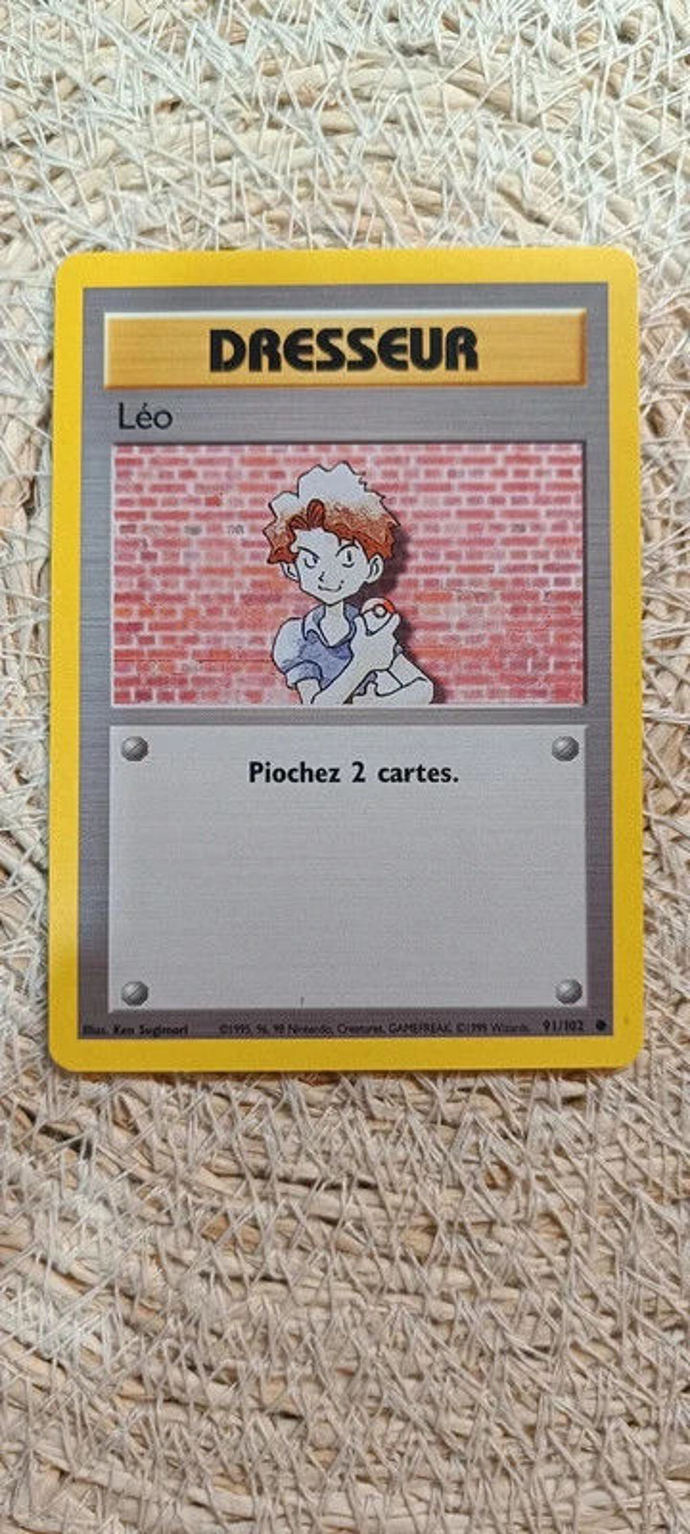Carte Pok&eacute;mon - Dresseur L&eacute;o - 91/102 Jeux / jouets