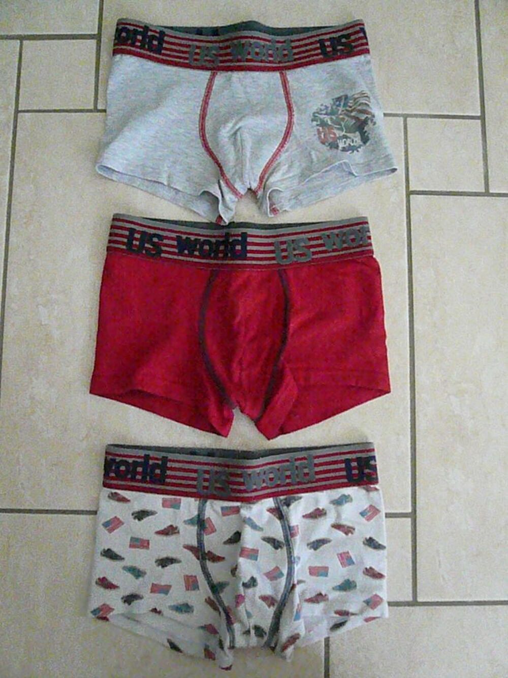 Lot de 3 boxers Taille 8-10 ans (n&deg;1) Vêtements enfants