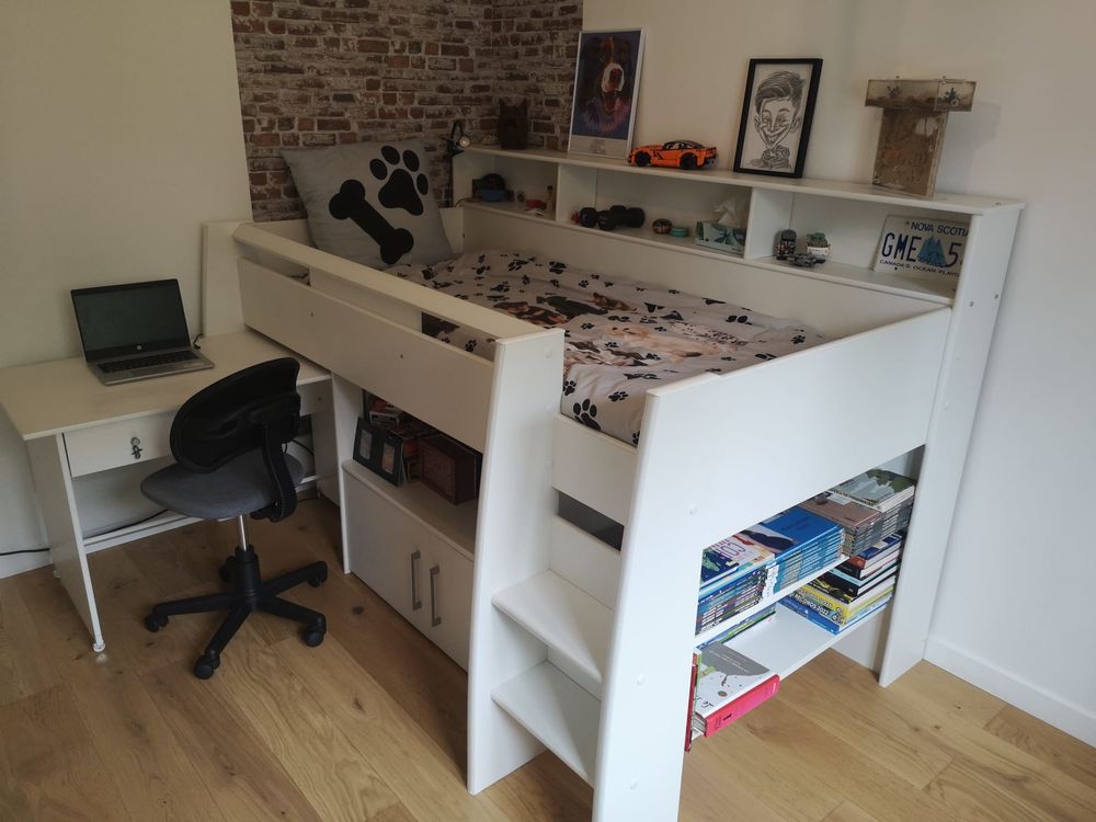 Lit mezzanine avec bureau Meubles