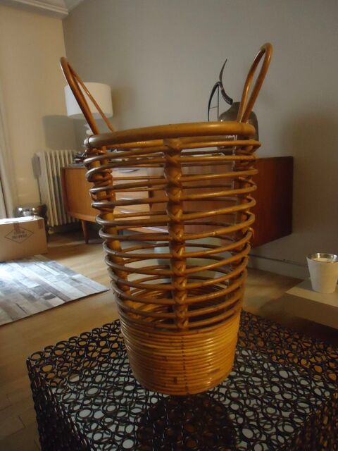 PORTE PARAPLUIE VINTAGE ANNEE 60 ROTIN OSIER 50 Grenoble (38)