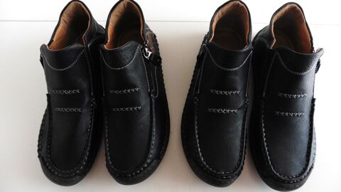 2 Paires de Chaussures en Cuir pour Homme 50 Talant (21)