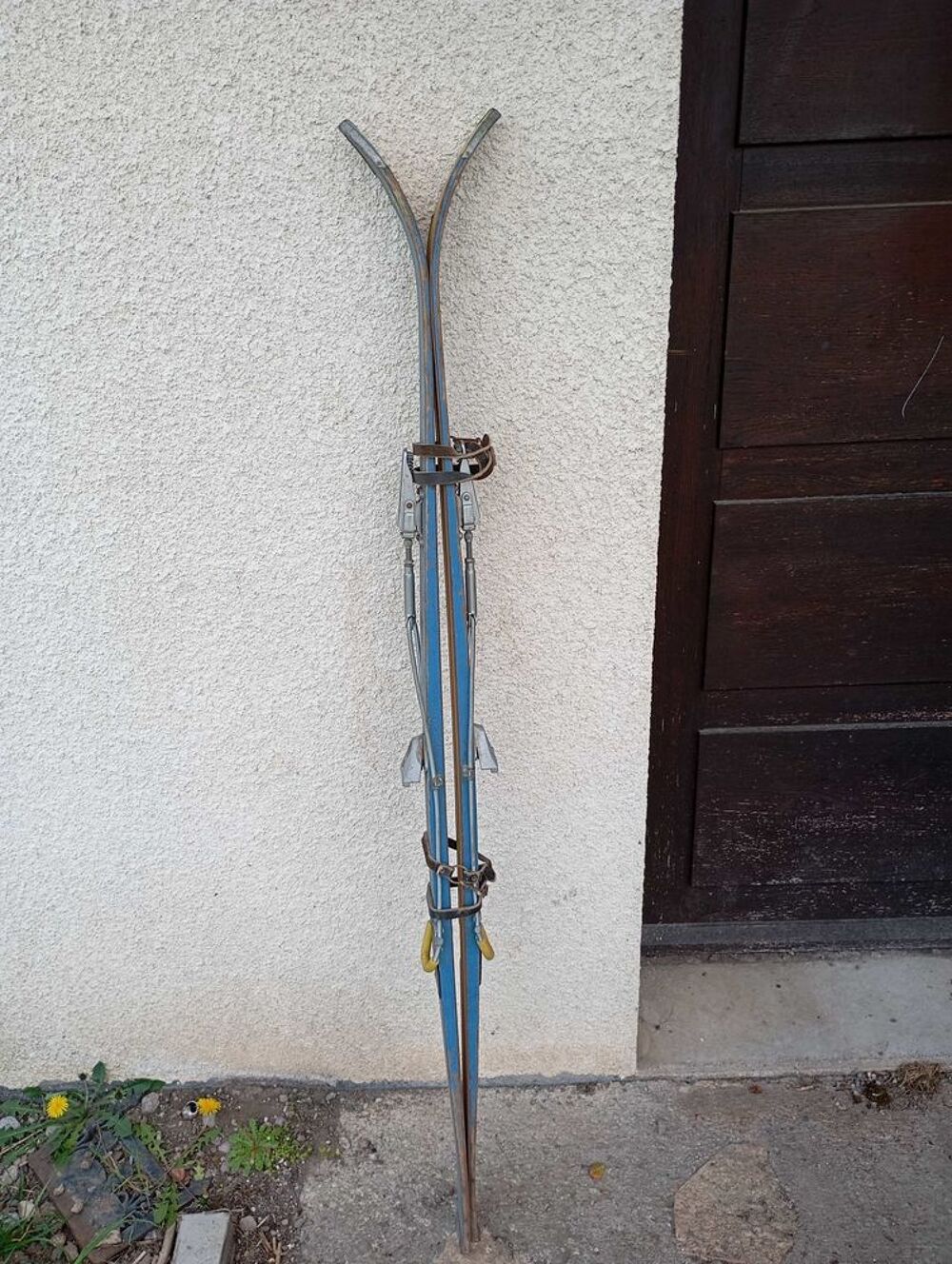 &eth;ŸŽ&iquest; Skis vintage La Hutte €" d&eacute;co chalet montagne 