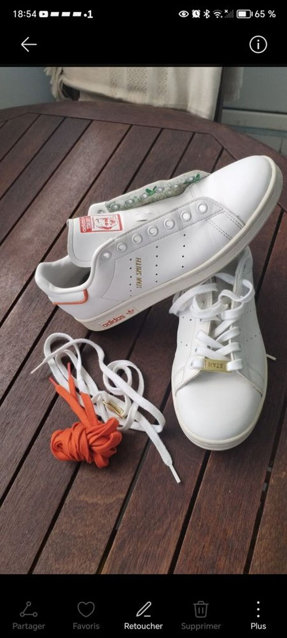 Baskets Stan Smith orange Chaussures