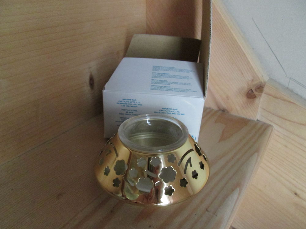 Porte bougie "Bouquet de Laiton" Partylite Décoration