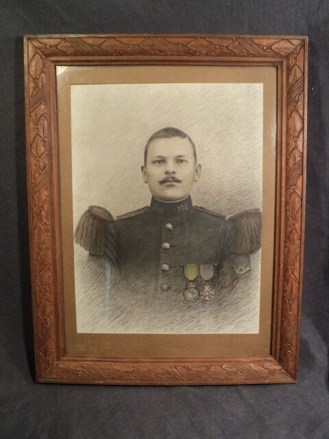 Photographie Militaire 106 Rgt Infanterie Ch�lons-sur-Marne 45 Loches (37)