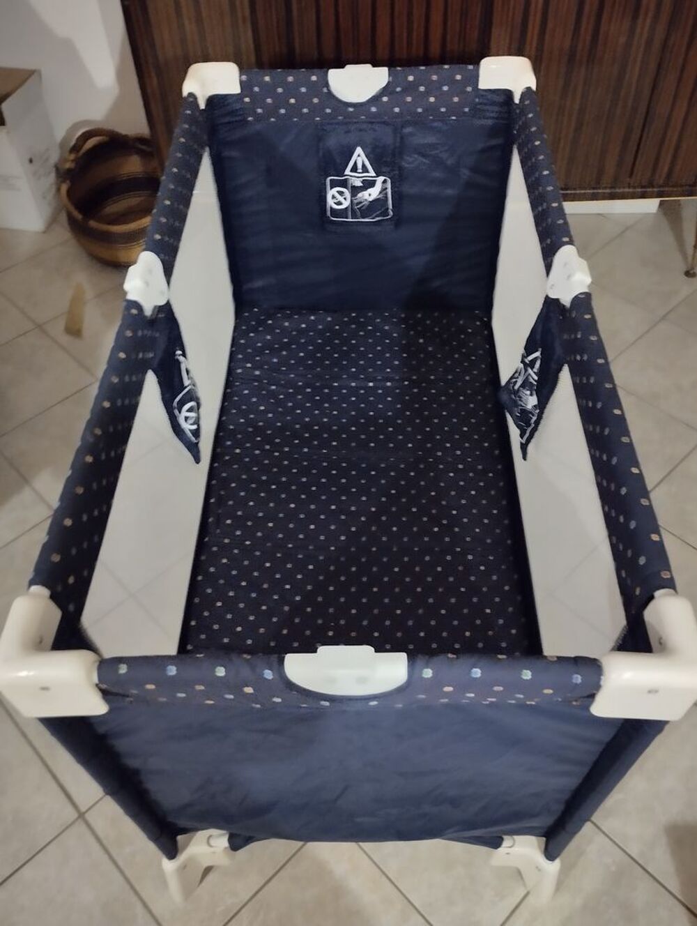 Lit b&eacute;b&eacute; enfant pliable Meubles