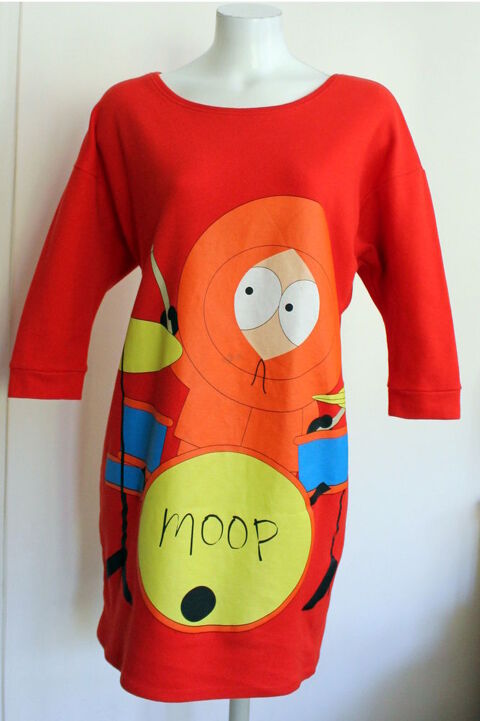 Robe sweat shirt jersey J.C de CASTELBALJAC x SOUTH PARK T.X 190 Issy-les-Moulineaux (92)