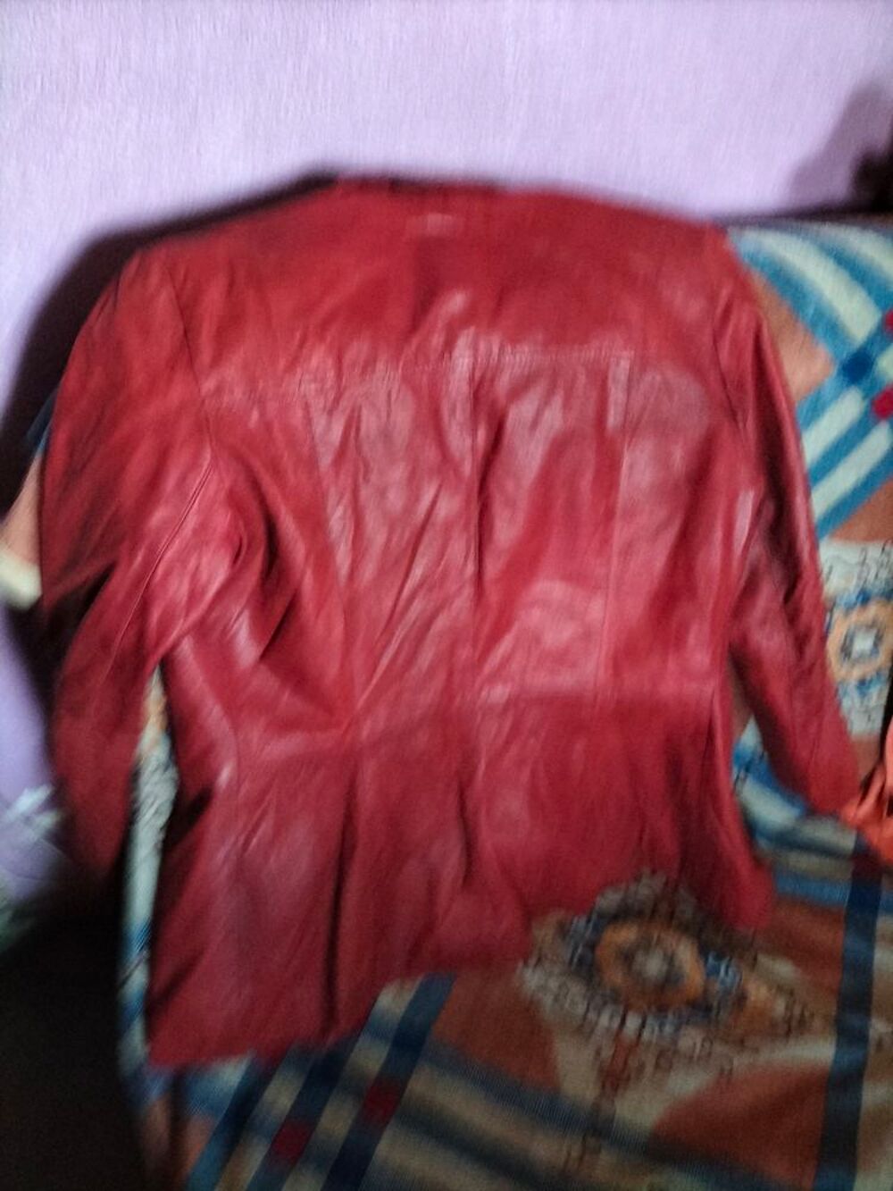 Veste cuir v&eacute;ritable oakwood taille L tr&egrave;s bon &eacute;tat Vêtements