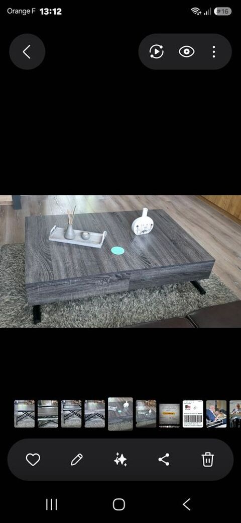 Table relevable Sundance bois vintage 150 Rimling (57)