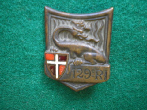 Insigne d'Infanterie - 129� R�giment d'Infanterie. 190 Caen (14)