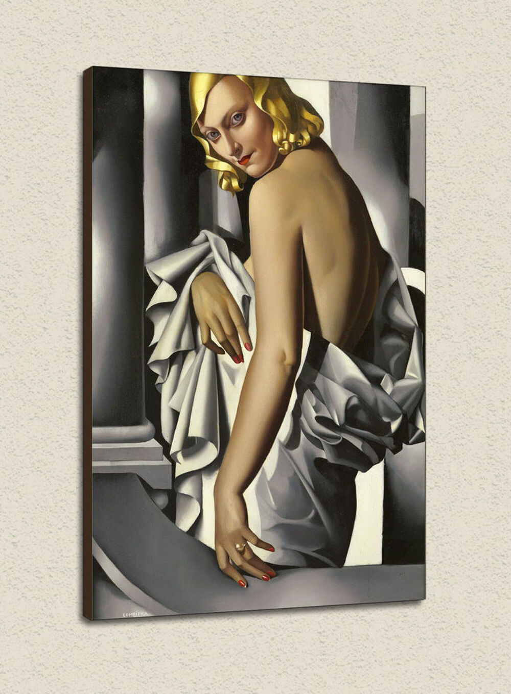 Tableau toile peinture Tamara de Lempicka Portrait de Marjor Décoration