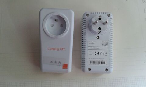 Kit CPL Orange Liveplug HD+ 200 Mbits/s 