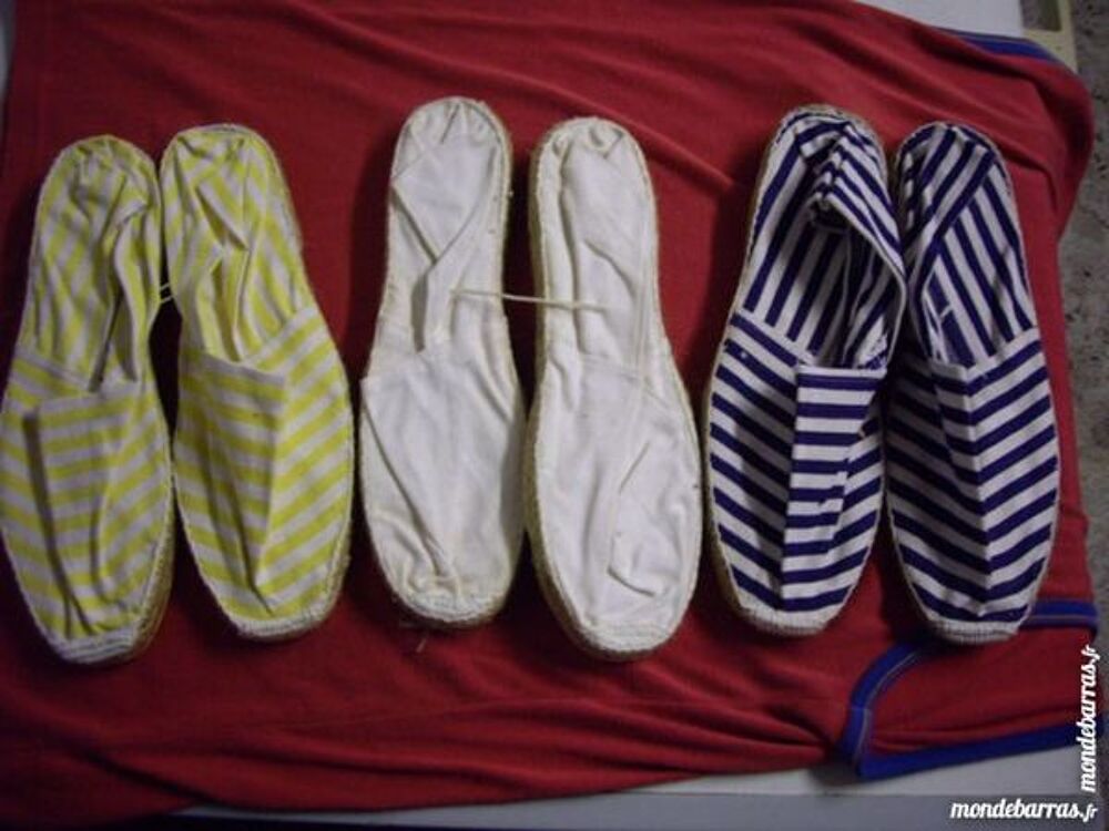 Paires d'Espadrilles pointure 39 -neuves Chaussures