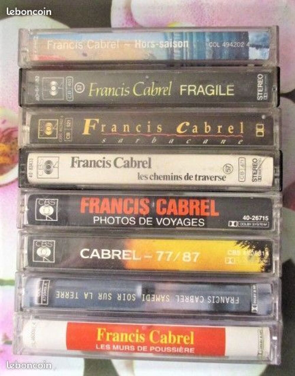 Cassettes audio Francis Cabrel CD et vinyles