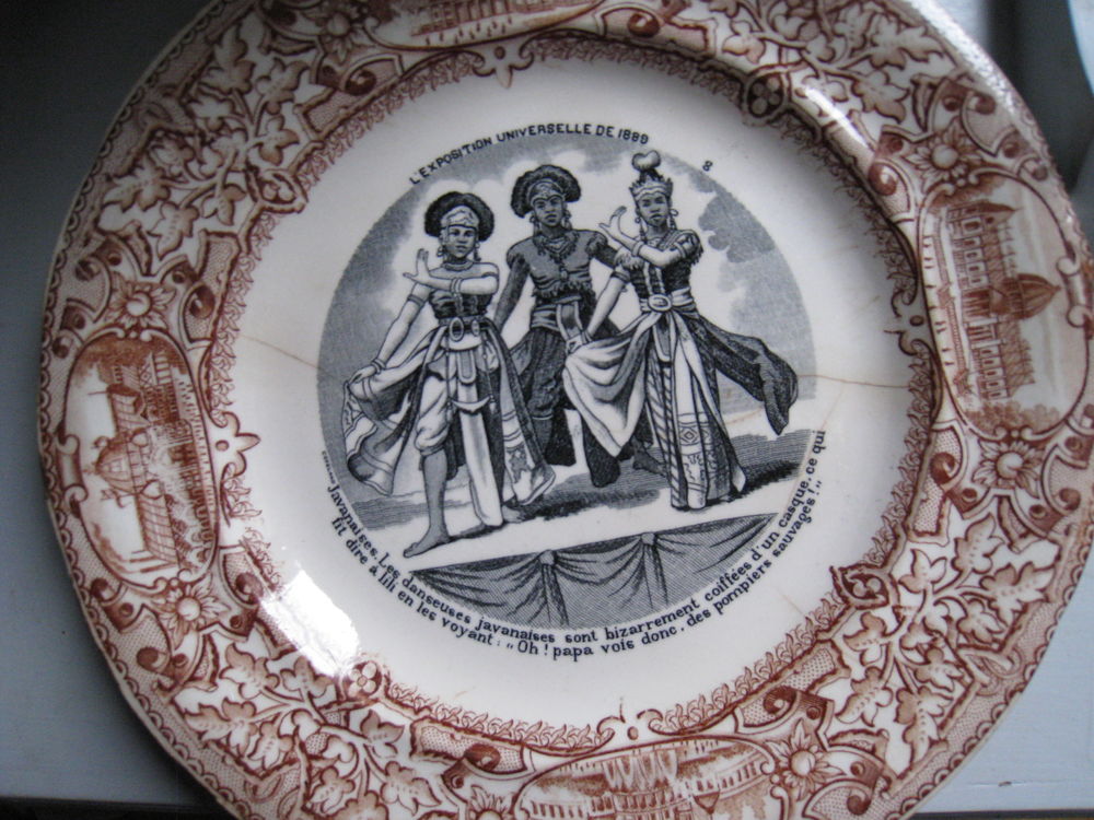 Assiette parlante de 1889 