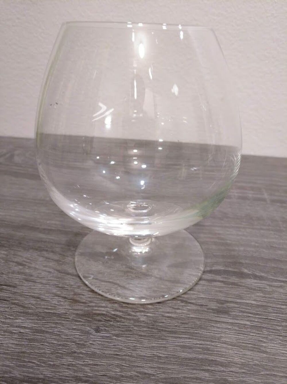 6 verres &agrave; cognac en cristal Décoration