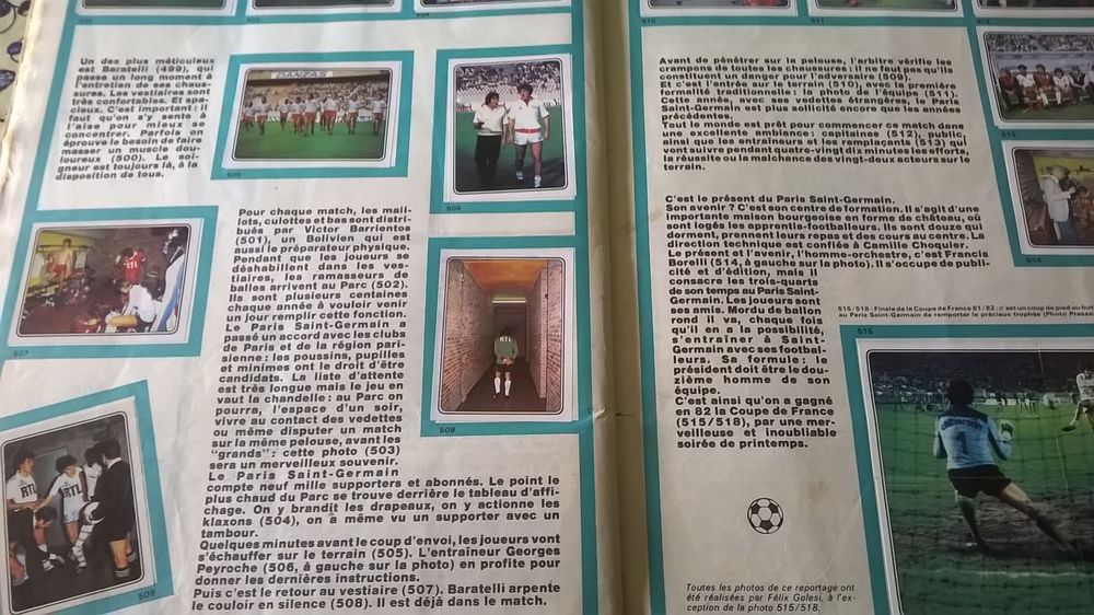Album Panini de foot 1983 