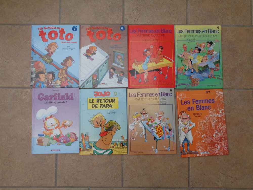 BD TOTO-LES FEMMES EN BLANC-BOB L'EPONGE-LE PETIT SPIROU.... Livres et BD