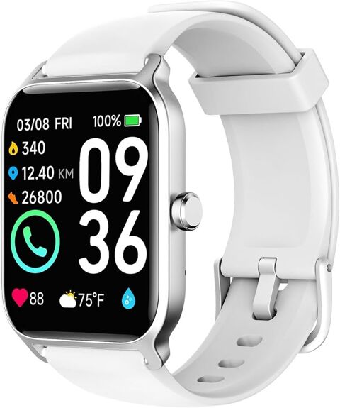 Montre connecte SIDAKEYE blanche cran HD 1080p, sport & 11 Livet-et-Gavet (38)