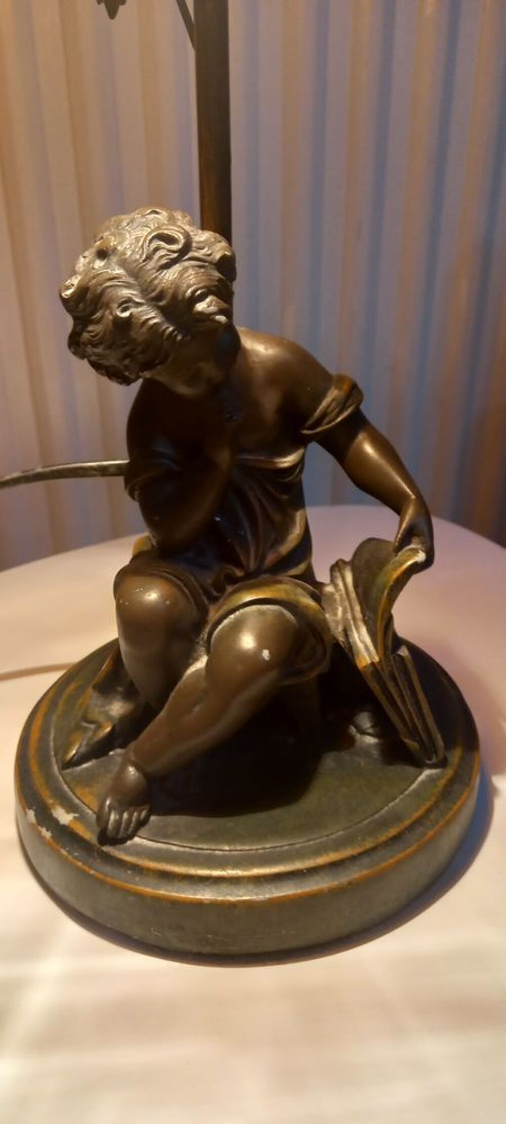 Lampe tulipe art nouveau fran&ccedil;ais Décoration