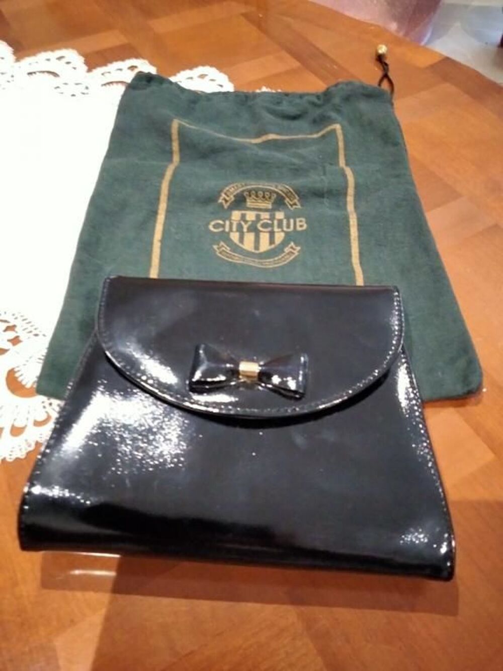 POCHETTE CUIR VERNIS VINTAGE Maroquinerie