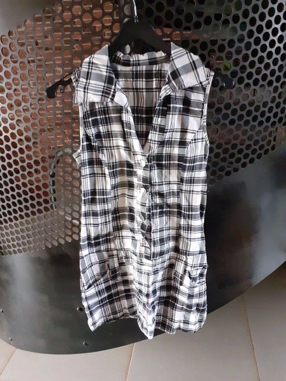 Robe &agrave; carreaux Vtements