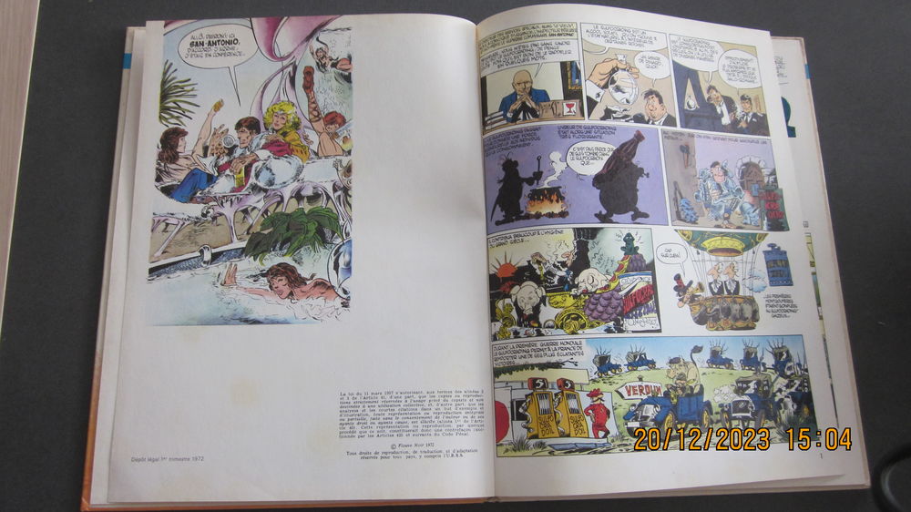 3 B D DE SAN-ANTONIO VINTAGES DE 1972 /73 / 74 Livres et BD