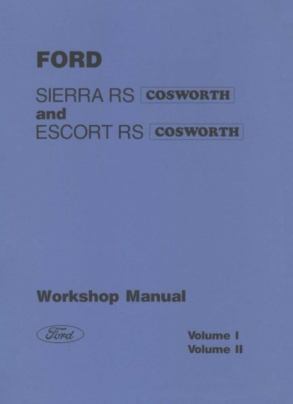 Manuel d'atelier Ford escort Cosworth Livres et BD