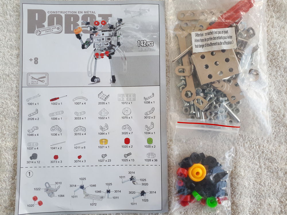 Jeu de construction en m&eacute;tal neuf Jeux / jouets