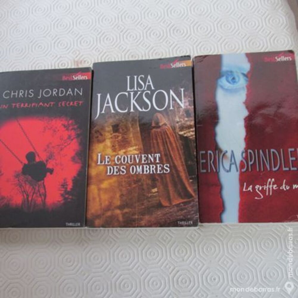 3 livres HARLEQUIN &quot;BEST SELLERS&quot; genre THRILLER Livres et BD