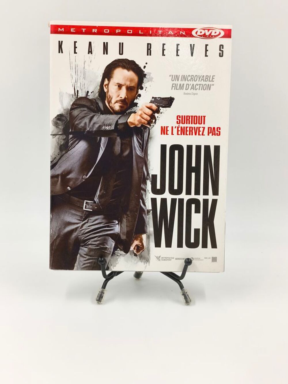 Film DVD John Wick en boite DVD et blu-ray
