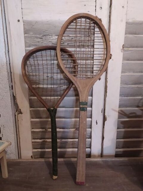 Raquettes de Tennis Anciens Jouets d'Enfant  35 Loches (37)