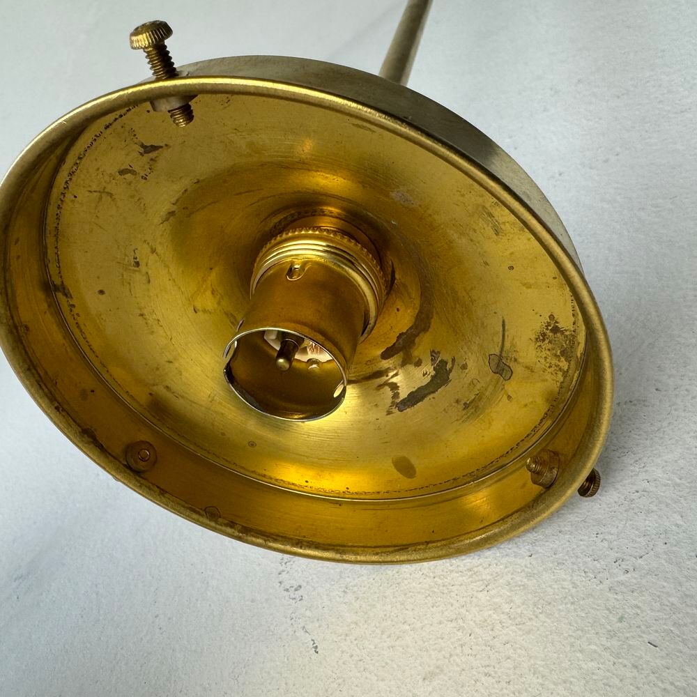 ANCIENNE LAMPE A POSER EN OPALINE XXL VINTAGE Décoration