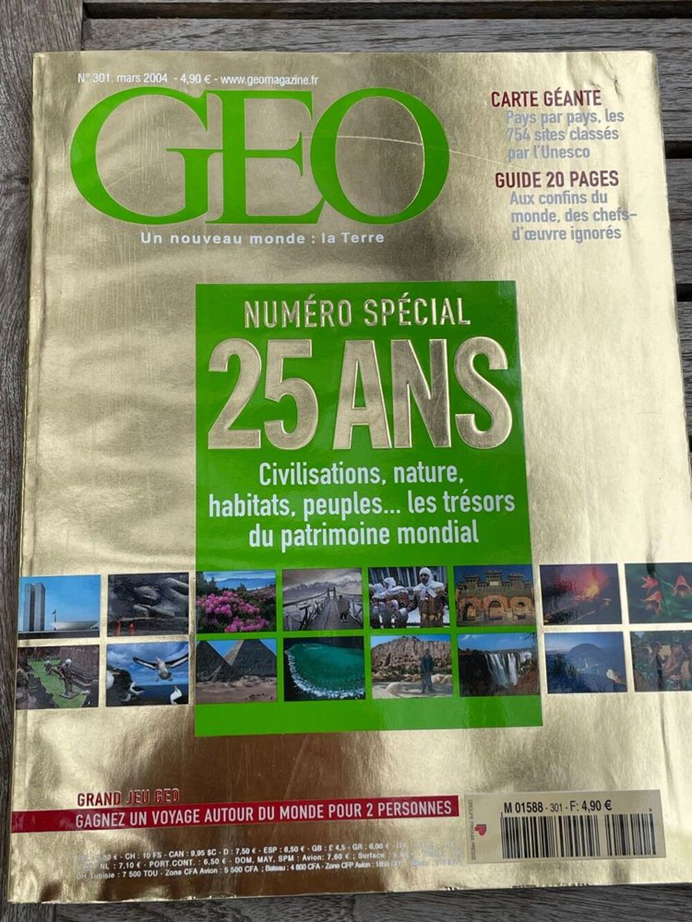 GEO REVUES NUMEROS EVENEMENTS Livres et BD