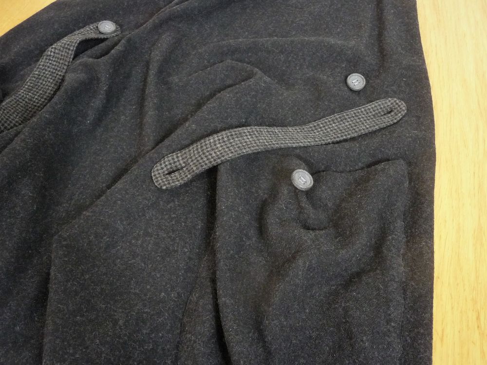 Robe/ Tunique Evas&eacute;e Gris Anthracite sans manches- Cr&eacute;a Vêtements