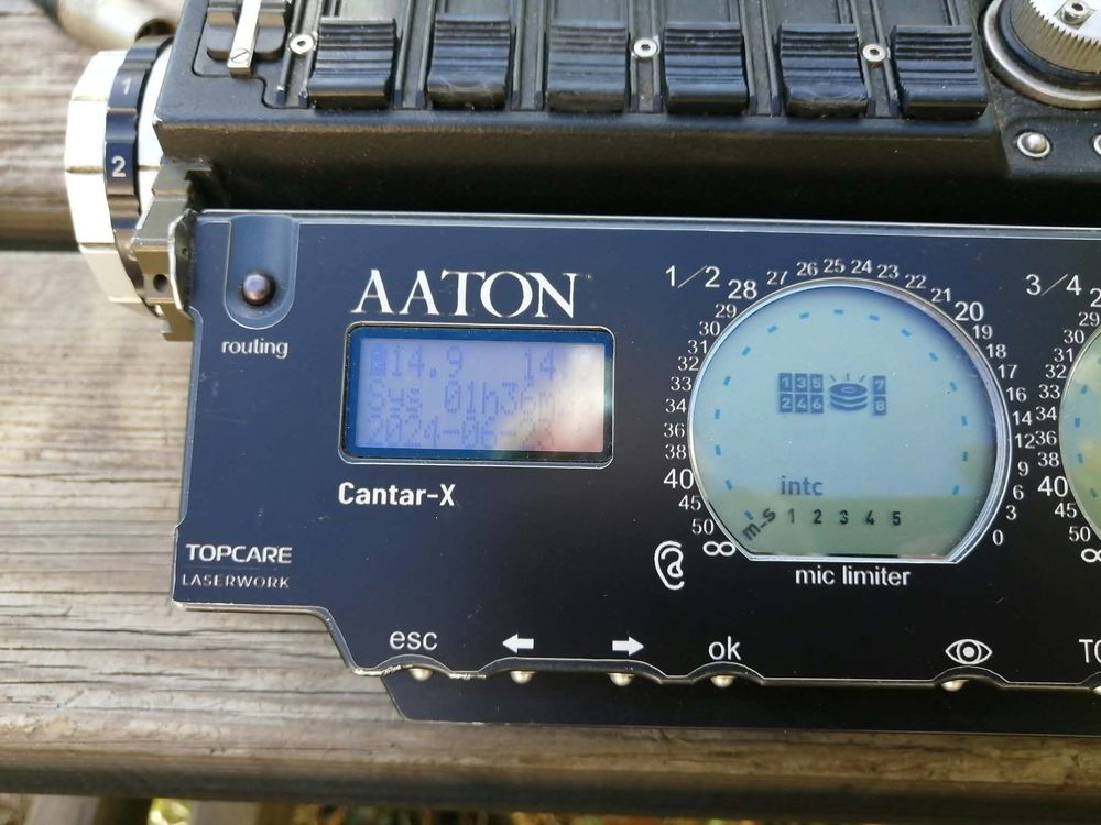 Aaton Cantar X complet avec sa rare surface de contr&ocirc;le Audio et hifi