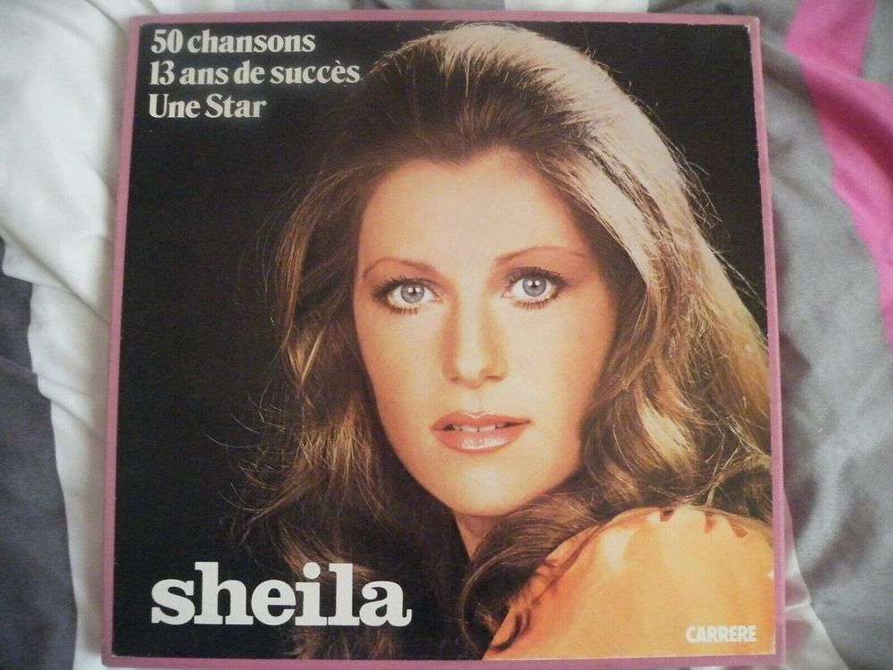 SHEILA RARE COFFRET COMPLET "50 CHANSONS,13 ANS DE SUCCES,1 CD et vinyles