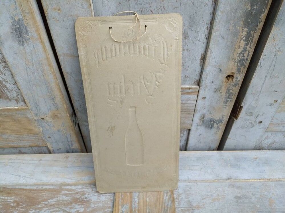 Ancien Carton Publicitaire Limonade de Vichy Bellegarde Ain 