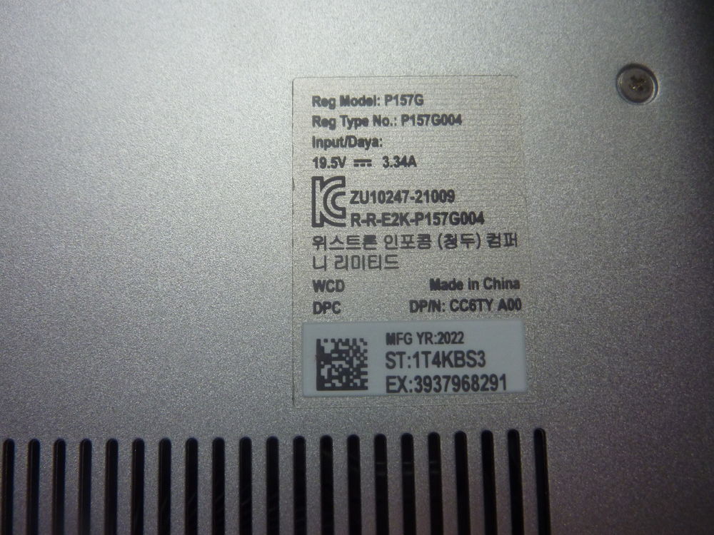 Ordinateur portable DELL Inspiron 14 5425 Matériel informatique