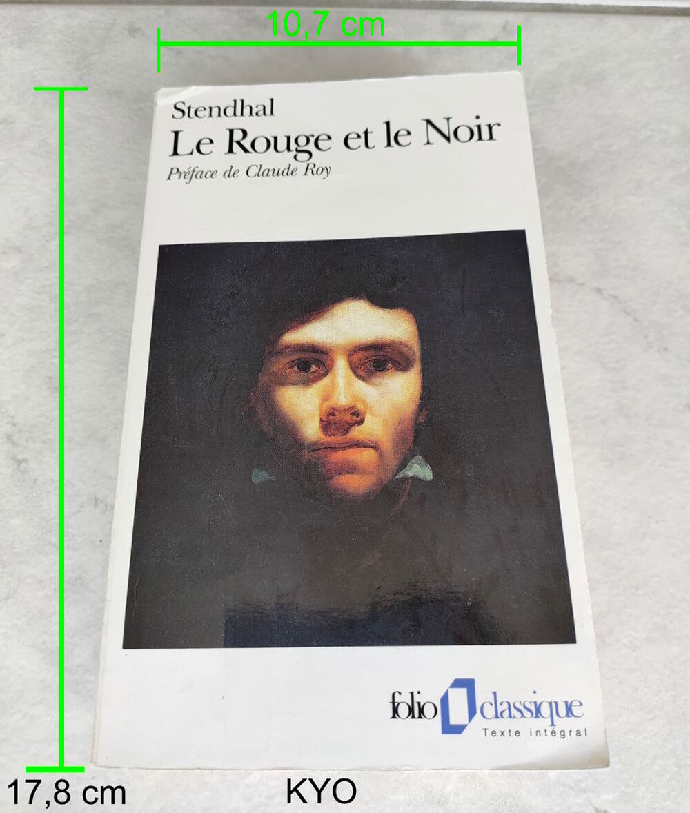 STENDHAL - Le Rouge et le Noir - Tr&egrave;s bon &eacute;tat Livres et BD