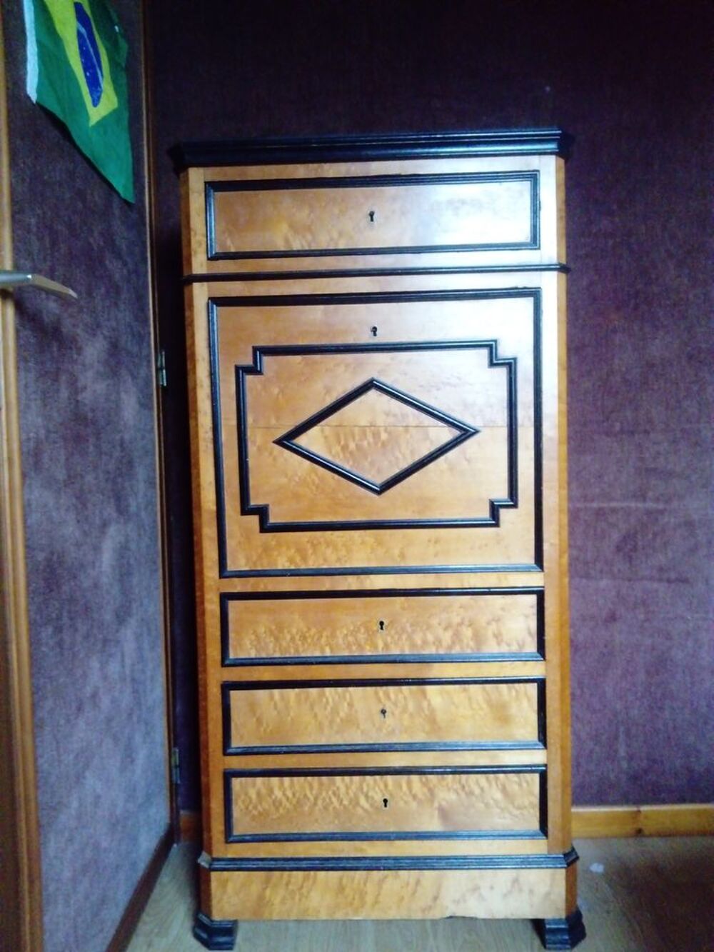 Secretaire de dame en citronnier Meubles