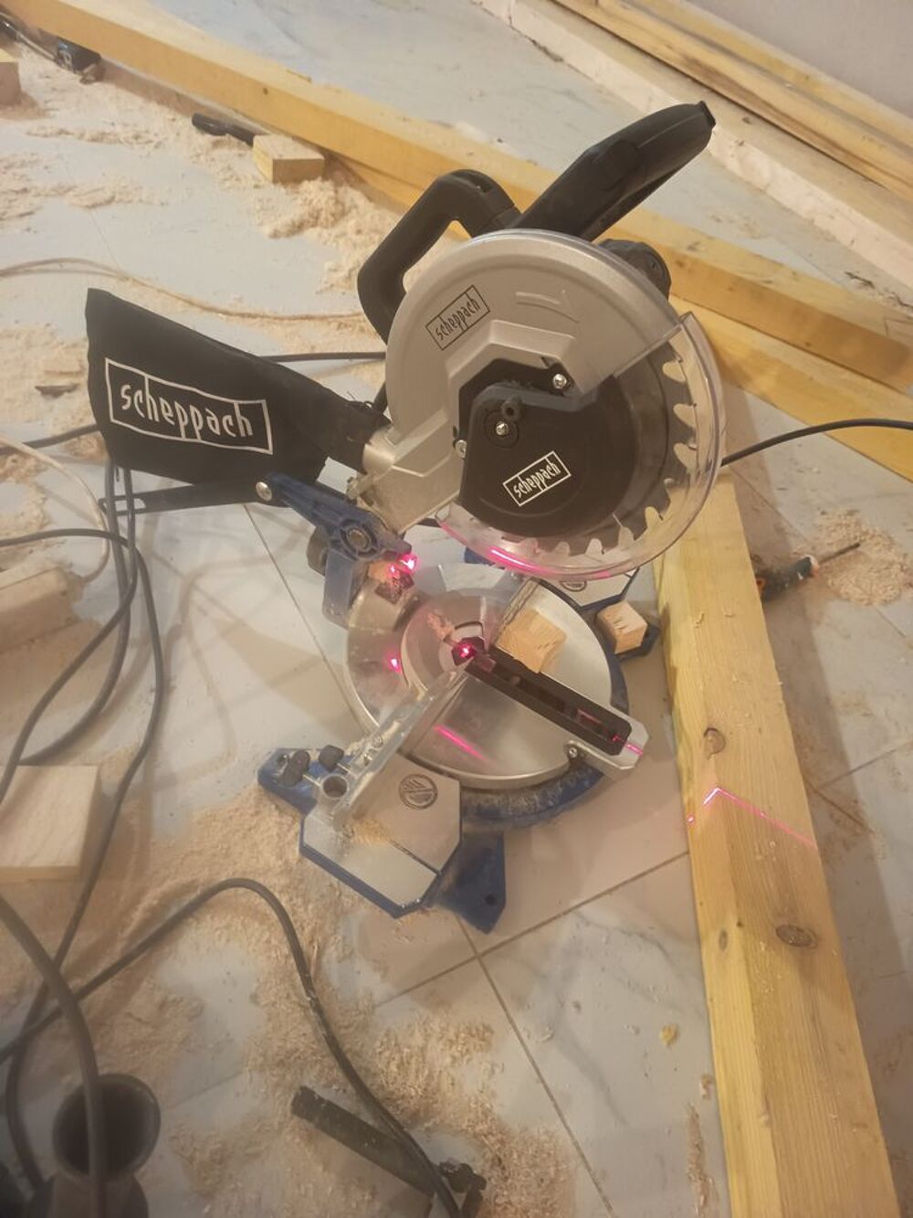 Scie &agrave; onglet Scheppach Neuf Bricolage