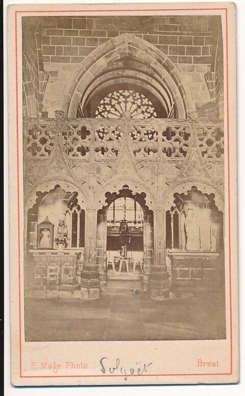Le Folguët. Basilique. Photographie Emile Mage Brest 1880 1 Brest (29)