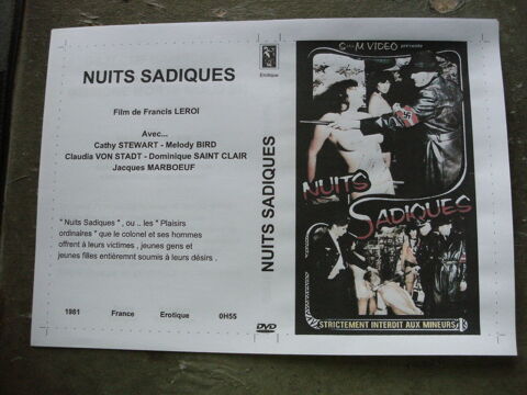 Film :   Nuits sadiques   40 Saint-Médard-en-Jalles (33)