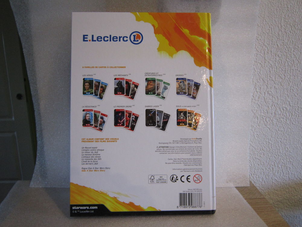Album Star Wars Leclerc 2018 complet
Livres et BD